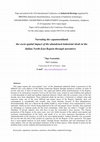 Research paper thumbnail of Narrating the capannoniland: the socio-spatial impact of the abandoned industrial sheds in the Italian North-East Region through narratives