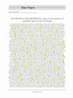 Research paper thumbnail of NEOTROPICAL XENARTHRANS: a data set of occurrence of xenarthran species in the Neotropics