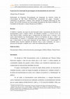 Research paper thumbnail of O processo de construção de personagens em documentários de entrevista