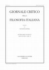 Research paper thumbnail of Tempo, coscienza ed essere nella filosofia di Aristotele (Nota Critica GCFI)