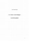 Research paper thumbnail of La nuit du quatuor