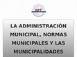 Research paper thumbnail of ADMINISTRACION MUNICIPAL directa