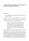 Research paper thumbnail of Au-delà de Husserl et Heidegger