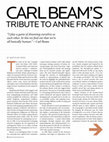 Research paper thumbnail of Carl Beam's Tribute to Anne Frank