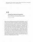 Research paper thumbnail of "Toward an Antiracist Ecopoetics: Waste and Wasting in the Poetry of Claudia Rankine," Ecopoetics: Essays in the Field (University of Iowa Press, 2018), 169-186 (reprint; shorter version).