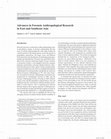 Research paper thumbnail of Advances in forensic anthropological research in East and Southeast Asia