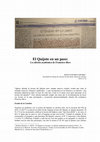 Research paper thumbnail of El Quijote en un paso: La edición académica de Francisco Rico