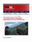 Research paper thumbnail of The Malick Illusion: Perceptual segmentation in The Thin Red Line