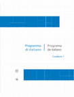 Research paper thumbnail of Programma di italiano - Programa de italiano  (Cuaderno 1)