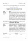 Research paper thumbnail of MISMATCH BETWEEN CLASSROOM FURNITURE AND STUDENT BODY DIMENSIONS: CASE OF IZMIR