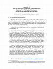 Research paper thumbnail of Appendix E:  That the Philosophy of Philosophy is Non-Philosophy: Exploring Non-Philosophical Dimensions:  Moving Beyond Philosophy as a Discipline