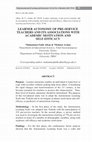 Research paper thumbnail of LEARNER AUTONOMY OF PRE-SERVICE TEACHERS AND ITS ASSOCIATIONS WITH ACADEMIC MOTIVATION AND SELF-EFFICACY