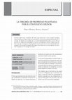 Research paper thumbnail of LA TERCERÍA DE PROPIEDAD PLANTEADA POR EL CÓNYUGE NO DEUDOR