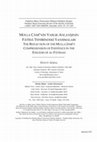 Research paper thumbnail of Molla Câmî'nin Varlık Anlayışının Fâtihâ Tefsirindeki Yansımaları // The Reflections of the Mulla Jami's Understanding of Existence in al-Fatihah Exegesis