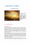 Research paper thumbnail of DIOS Y SU PLAN DE SALVACION PARA EL HOMBRE