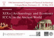 Research paper thumbnail of 19th International Congress of Classical Archaeology Cologne/Bonn. Panel 3.7 Organization of Production and Crafts in Pre-Roman Italy