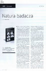 Research paper thumbnail of Natura badacza