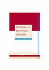 Research paper thumbnail of Editor-in-chief – Journal of Egyptian History – Brill