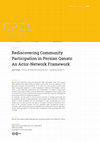 Research paper thumbnail of Rediscovering Community Participation in Persian Qanats: An Actor-Network Framework