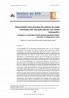 Research paper thumbnail of Amorosidade como princípio das práticas de saúde orientadas pela educação popular: um estudo bibliográfico