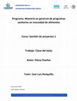 Research paper thumbnail of Clave de éxito