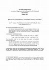 Research paper thumbnail of The second commandment - a translation of mercy and justice