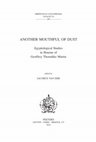 Research paper thumbnail of « Some Remarks on the Embalming Caches in the Royal necropolis at Amarna and Thebes », in J. van Dijk (ed.), Another Mouthful of Dust. Egyptological Studies in Honour of Geoffrey Thorndike Martin, OLA 246, 2016, pp. 123-140.