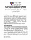 Research paper thumbnail of The Influence of Higher Learning Environment and Role Model towards an Entrepreneurial Intention among TVET Students