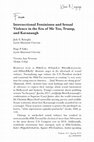 Research paper thumbnail of Forum Intersectional Feminisms and Sexual Violence in the Era of Me Too, Trump, and Kavanaugh