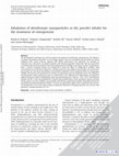 Research paper thumbnail of Inhalation of alendronate nanoparticles as dry powder inhaler for the treatment of osteoporosis