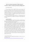 Research paper thumbnail of Review of the collective book edited by Eva Illouz, Emotions as Commodities: Capitalism, Consumption and Authenticity