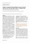 Research paper thumbnail of Auditory recognition of Persian digits in presence of speech- spectrum noise and multi-talker babble: a validation study