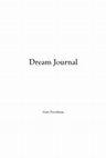 Research paper thumbnail of Dream Journal