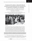 Research paper thumbnail of Contraste de la oferta y demanda laboral juvenil en los periodos previos y posteriores a la apertura económica en Colombia