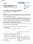 Research paper thumbnail of Brain metabolites in chronic migraine patients with medication overuse headache