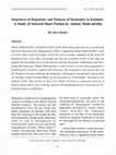 Research paper thumbnail of Structures of Hegemony and Patterns of Resistance in Kashmir: A Study of Selected Short Fiction by Akhtar Mohi-ud-Din