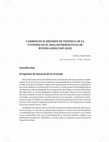 Research paper thumbnail of Cambios en el Régimen de Tenencia de la Vivienda en el Área Metropolitana de Buenos Aires (1947-2010)