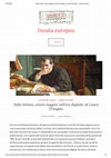 Research paper thumbnail of Sulla lettura, ovvero leggere nell’era digitale, di Laura D’Angelo - Insula europea