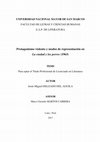 Research paper thumbnail of Protagonismo violento y modos de representación en La ciudad y los perros (1963)