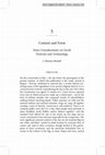 Research paper thumbnail of Content and Form Some Considerations on Greek Festivals and Archaeology