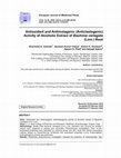 Research paper thumbnail of Antioxidant and Antimutagenic (Anticlastogenic) activity of alcoholic extract of Bauhinia Variegata Linn Root.