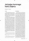 Research paper thumbnail of Još jedan hommage Ivanu Zvijercu