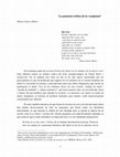 Research paper thumbnail of La potencia erótica de la vergüenza