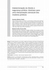 Research paper thumbnail of Indeterminação do Direito e segurança jurídica: diretrizes para uma interpretação estrutural dos modelos jurídicos