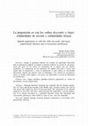 Research paper thumbnail of La preposición "en" con los verbos "descender" y "bajar": solidaridades de rección y solidaridades léxicas //  Spanish preposition "en" with the verbs "descender" and "bajar": prepositional selection and co-occurrence preferences