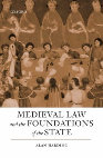 Research paper thumbnail of Alan Harding Medieval Law and the Foundations of the State Oxford University Press (2002)