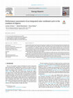 Research paper thumbnail of Performance assessment of an integrated solar combined cycle in the southern of Algeria