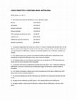 Research paper thumbnail of CASO PRÁCTICO CONTABILIDAD HOTELERA