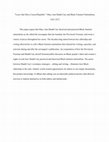 Research paper thumbnail of "Leave that Slave Cursed Republic": Mary Ann Shadd Cary and Black Feminist Nationalism, 1852-1872