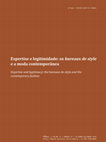 Research paper thumbnail of Expertise e legitimidade: os bureaux de style e a moda contemporânea